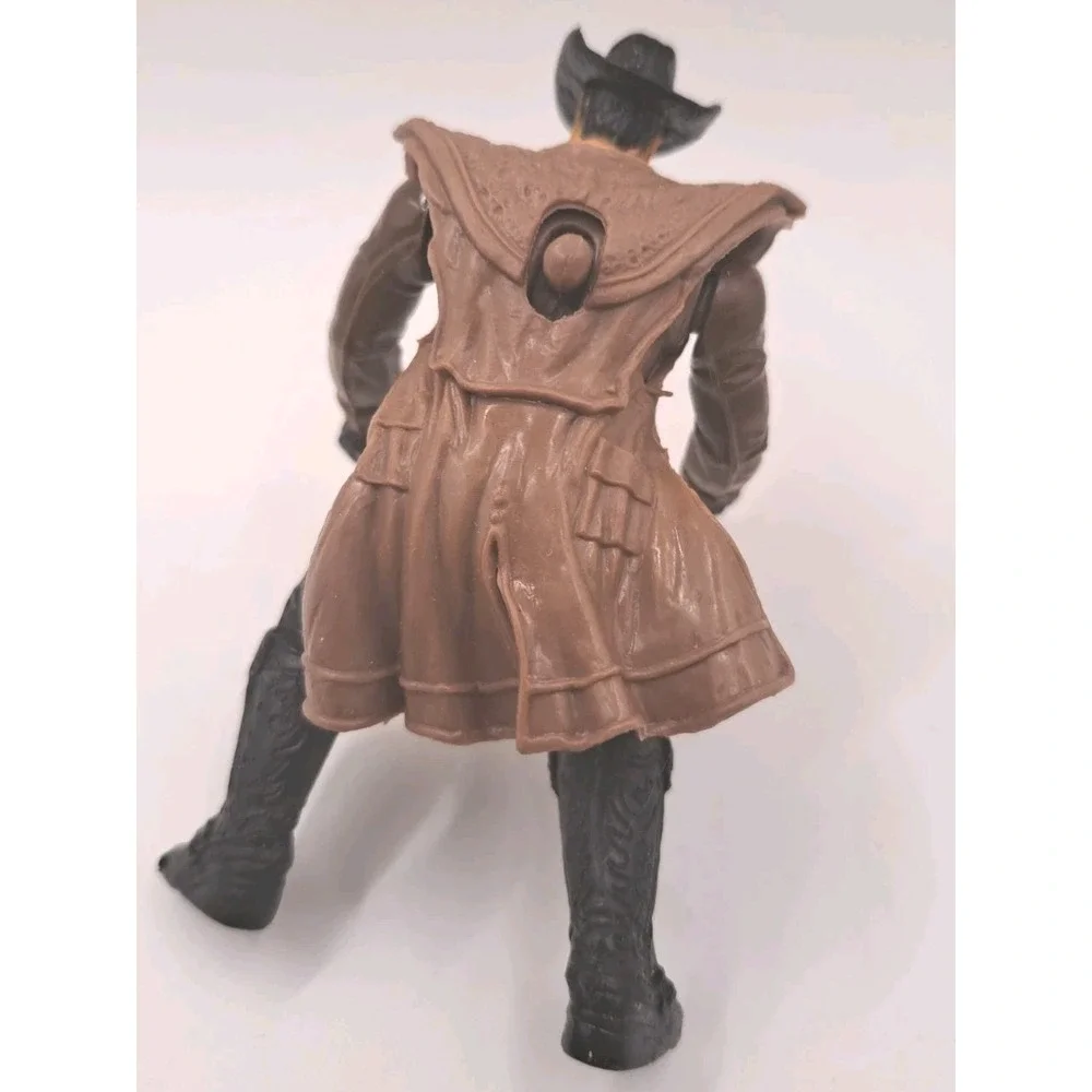 Vintage Chap Mei Wild West Cowboys 4 Inch Figure ( With Quick Draw Action)